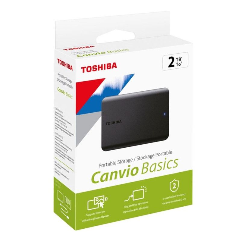 TOSHIBA HARD DISK ESTERNO 2.5 USB 3.0 2TB HDTB520EK3AA