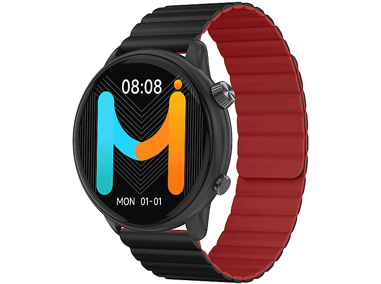 IMIKI SMARTWATCH TG2 IP68 AMOLED 1.43 CALL BLACK RED