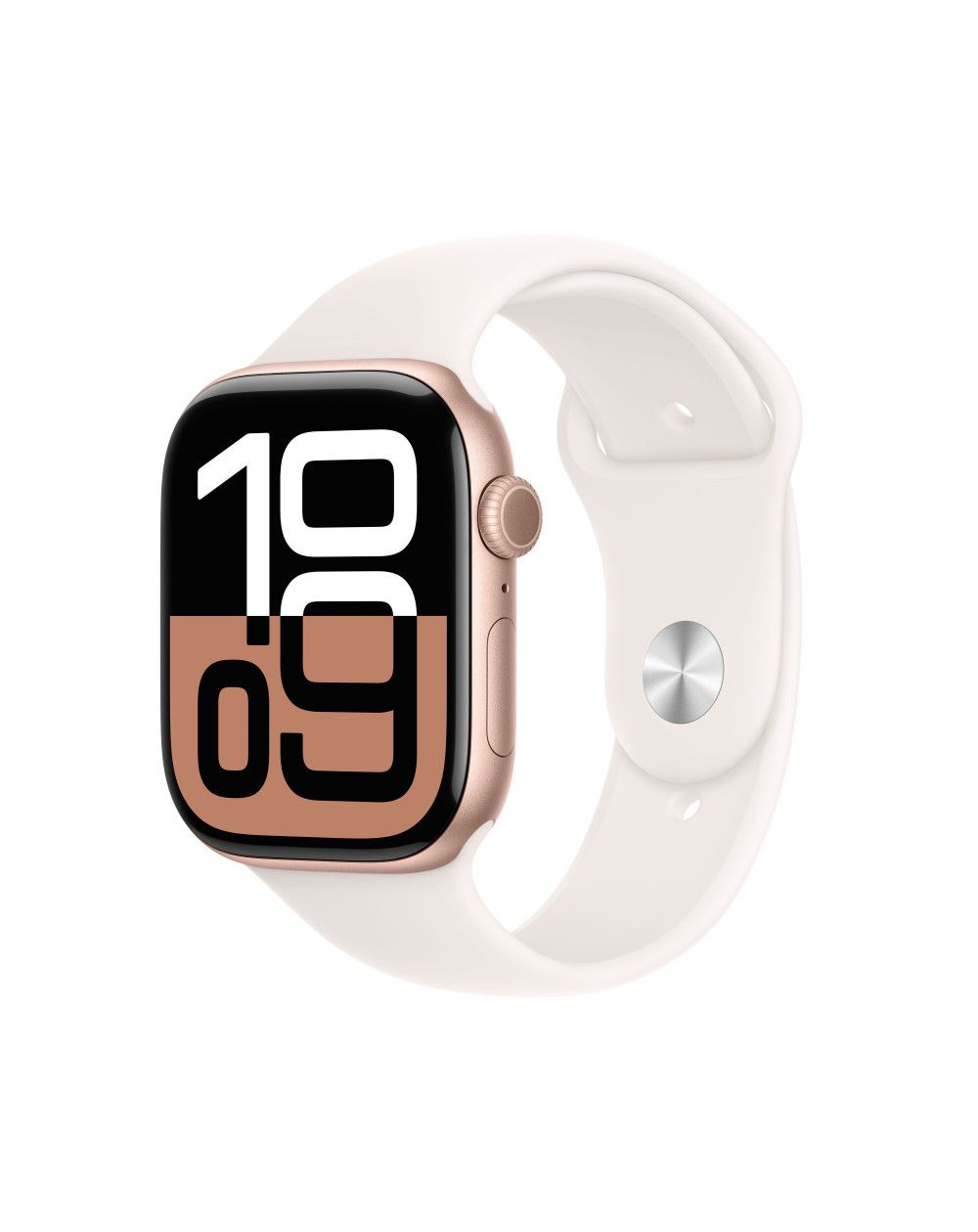 APPLE WATCH SERIES 10 GPS + CELL 46MM ROSE ORO CASSA ALLUMINIO CON SPORT ROSA FARD S/M