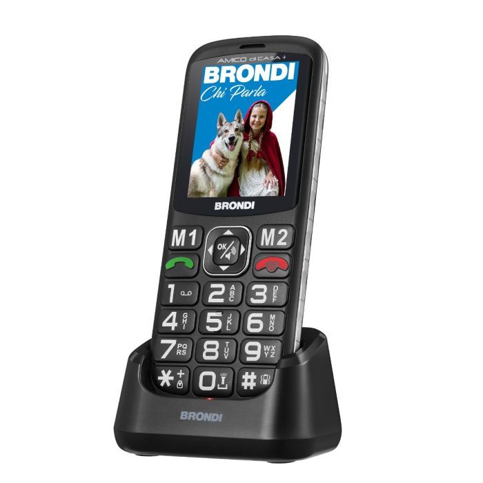 BRONDI AMICO DI CASA + SENIOR PHONE BLACK