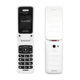 BRONDI FOX DS FLIP SENIOR PHONE WHITE