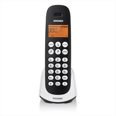 CORDLESS BRONDI DECT ADARA VIVAVOCE BK/WH