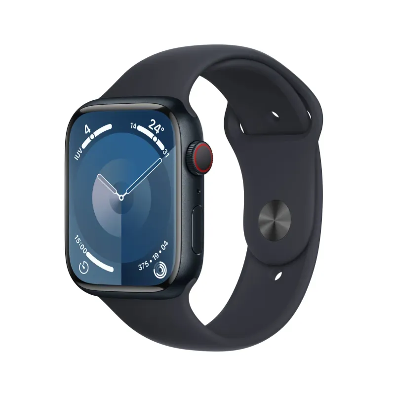 Apple Watch Series 9 GPS + Cellular 45mm Cassa in alluminio mezzanotte - mezzanotte - M/L