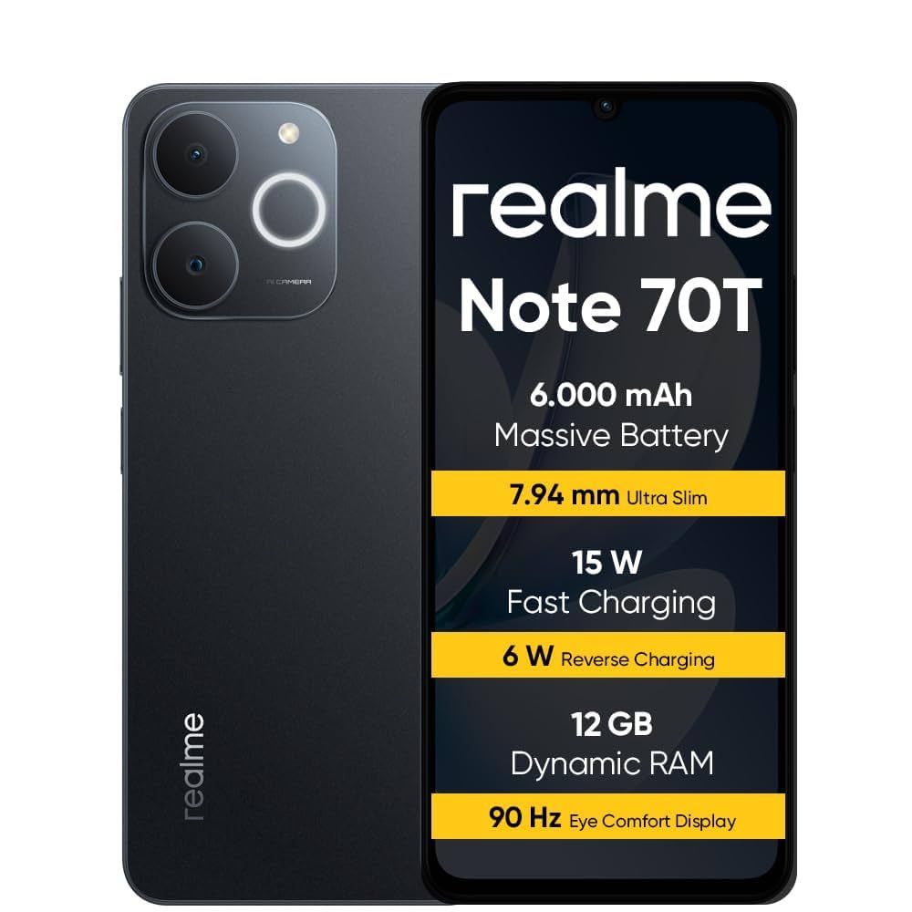 REALME NOTE 70T DS LTE 4/128 ITA OBSIDAN BLACK