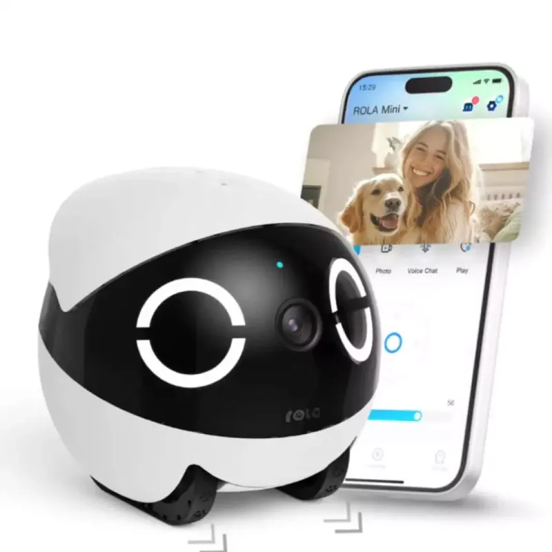 ENABOT EBO SE TELECAMERA DI SORVEGLIANZA PER BAMBINI ED ANIMALI DOM.