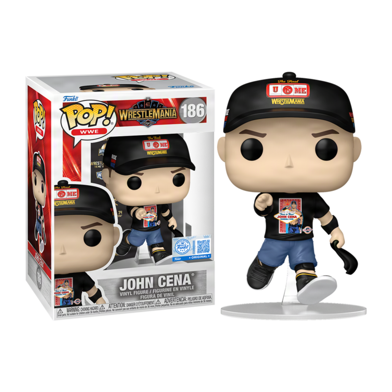 FUNKO POP! WWE: JOHN CENA (WM 41) (186) EXM