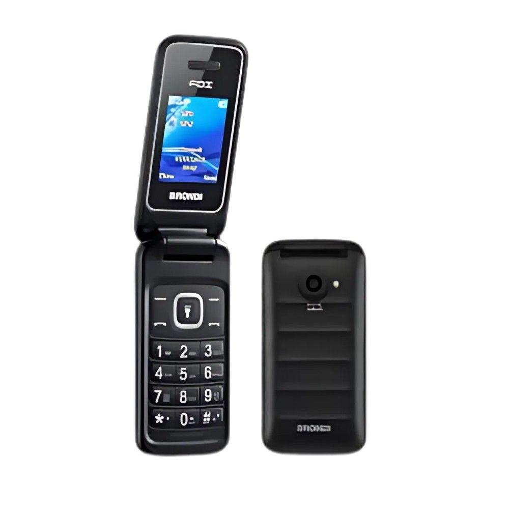 BRONDI FOX DS FLIP SENIOR PHONE BLACK
