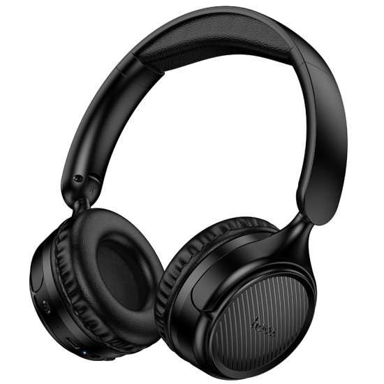 HOCO CUFFIA BLUETOOTH W66 PURE BASS NERA