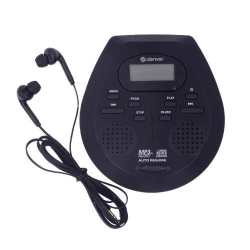 DENVER LETTORE CD PORTATILE DMP-3950 AUTORESUME ANTISHOCK C/SPEAKERS