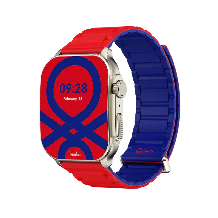 IMIKI SMARTWATCH FRAME 2 BENETTON ROSSO BLU URBAN POWER