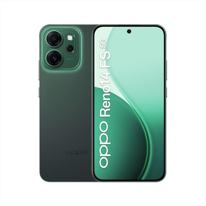 OPPO RENO 14 FS 5G DS 12/512 ITA LUMINOUS GREEN