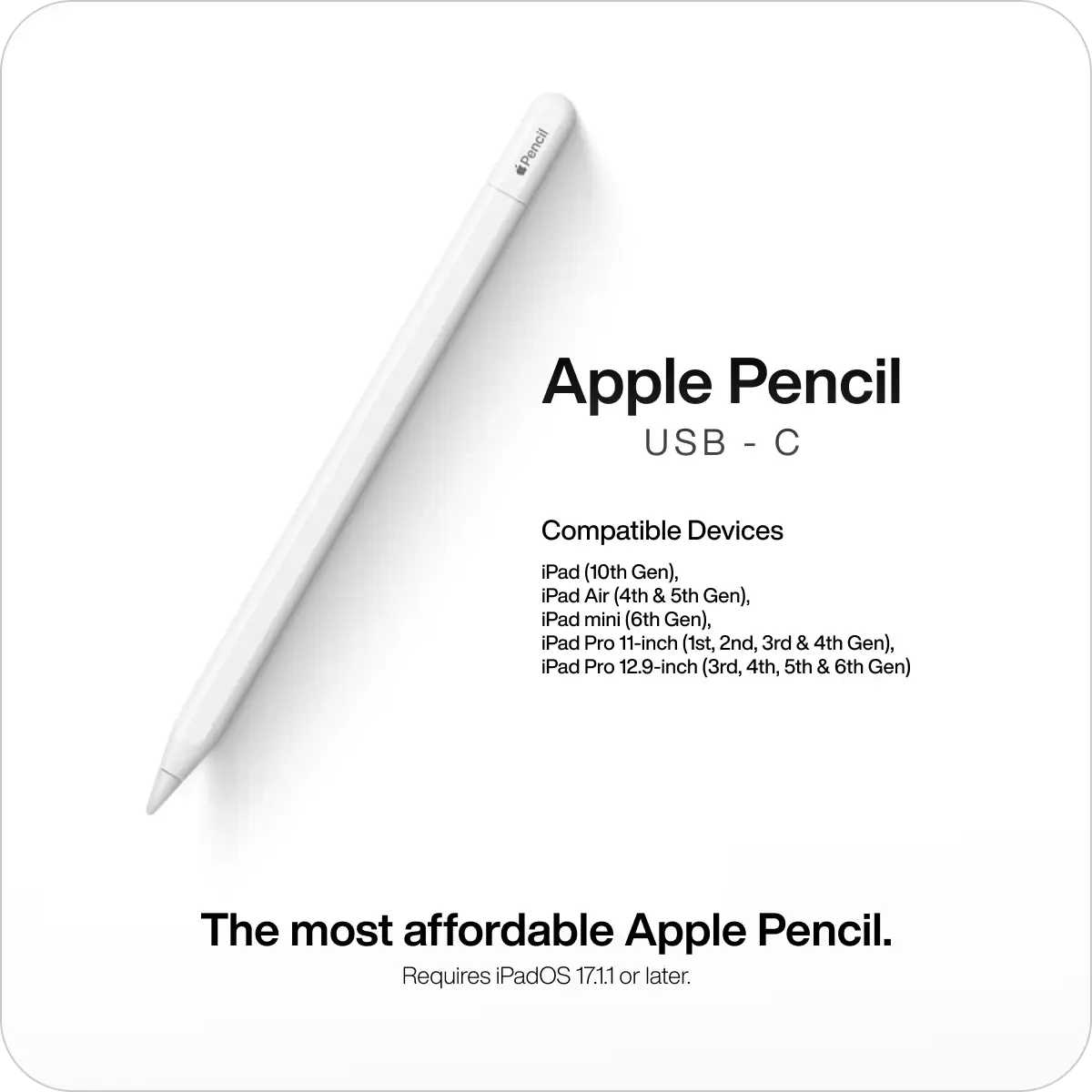 APPLE PENCIL USB-C MUWA3ZM/A