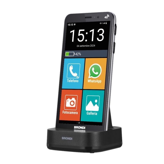 BRONDI SMARTPHONE AMICO VERO 4G SENIOR PHONE BLACK