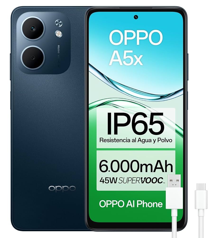 OPPO A5X DS 4/128 ITA BLACK BLUE