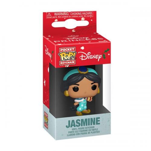 Funko Pop! Keychain: Princess Holiday - Jasmine - Disney