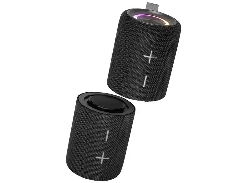 TREVI DOUBLE SPEAKERS XSC 8A88 B 2X15W IPX5 DISCO LIGHT BLACK