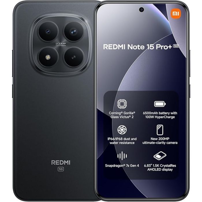 XIAOMI REDMI NOTE 15 PRO+ 5G 12/512 EUR BLACK