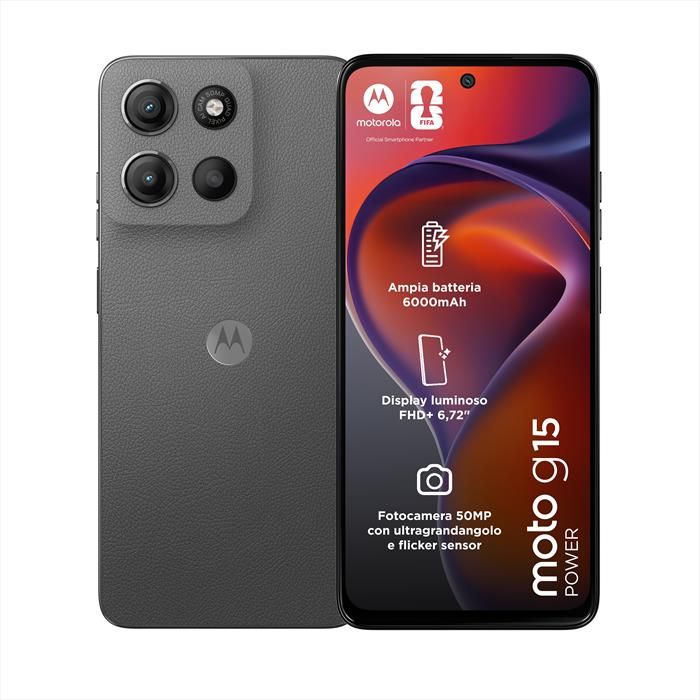 MOTOROLA G15 POWER DS 8/512 ITA GRAVITY GREY