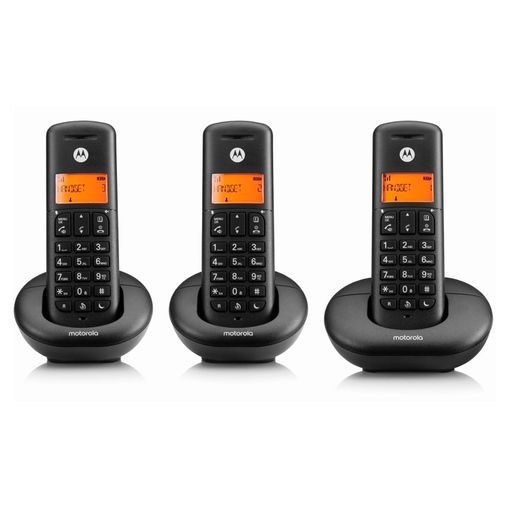 MOTOROLA CORDLES E203 TRIO VIVAVOCE BLACK