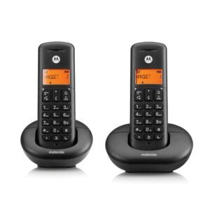 MOTOROLA CORDLESS E202 DUO BLACK