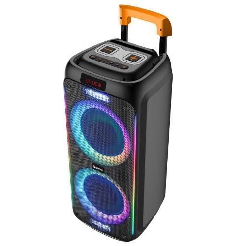 DENVER TSP-456 CASSA BLUETOOTH TROLLEY 2 X 8'' TWS LED + MIC