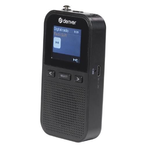 DENVER DAH-126 MK2 RADIO DAB+/FM DSP 1.8'' BATT RIC.