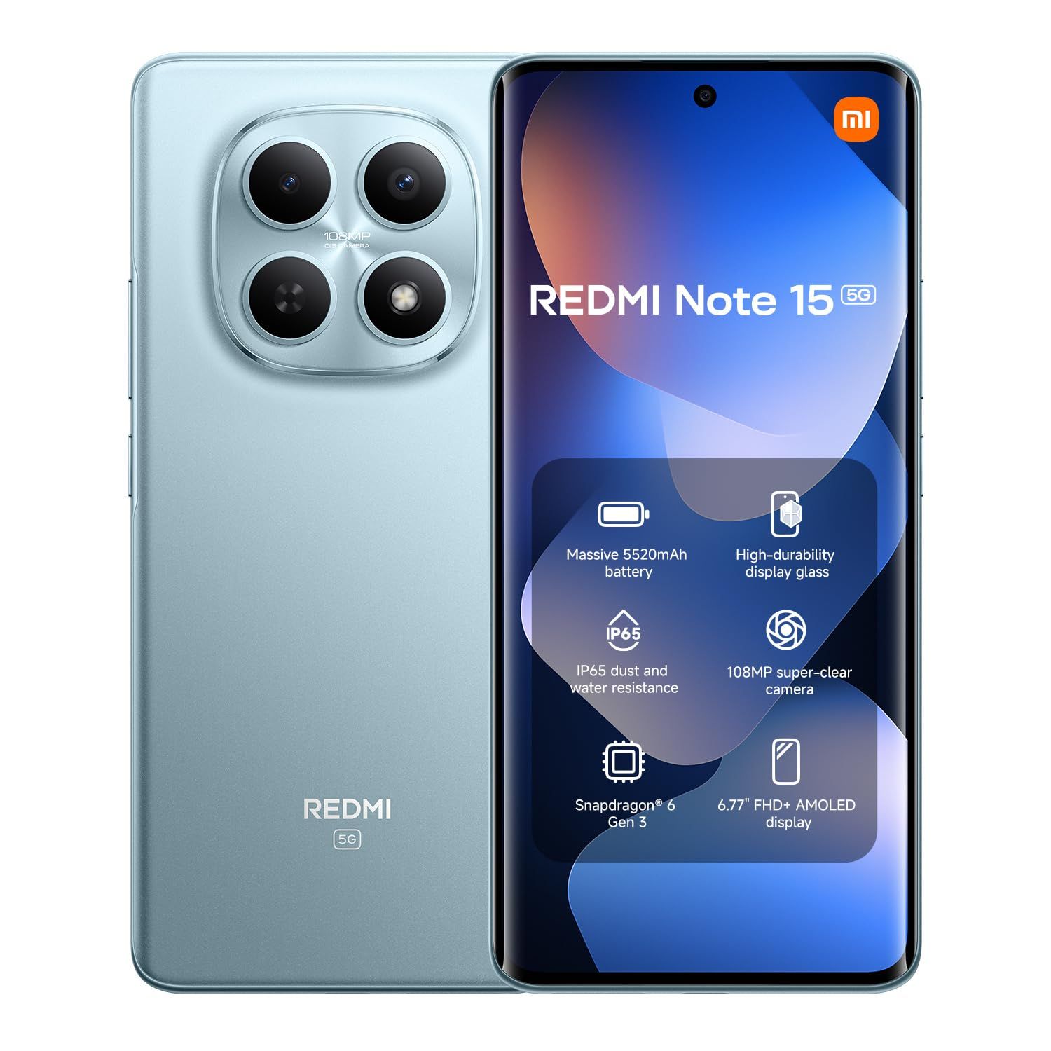 XIAOMI REDMI NOTE 15 5G DS 6/128 ITA GLACIER BLU