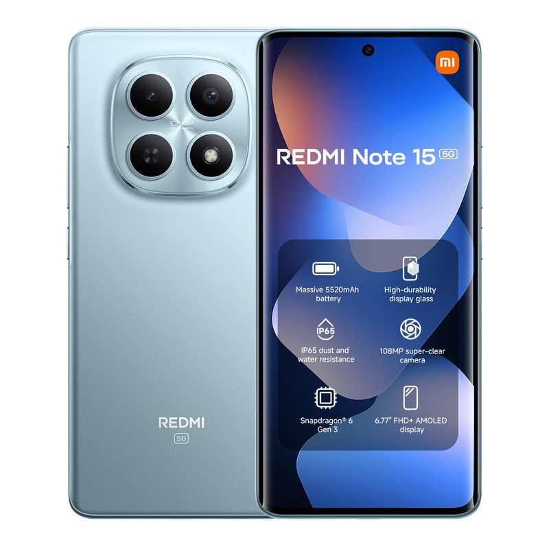 XIAOMI REDMI NOTE 15 5G DS 6/128 ITA GLACIER BLU