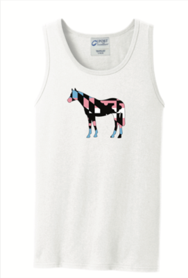 Unisex Pride Flag Horse Tank Top