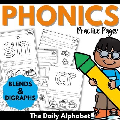 Blends and Digraphs Activities Worksheets