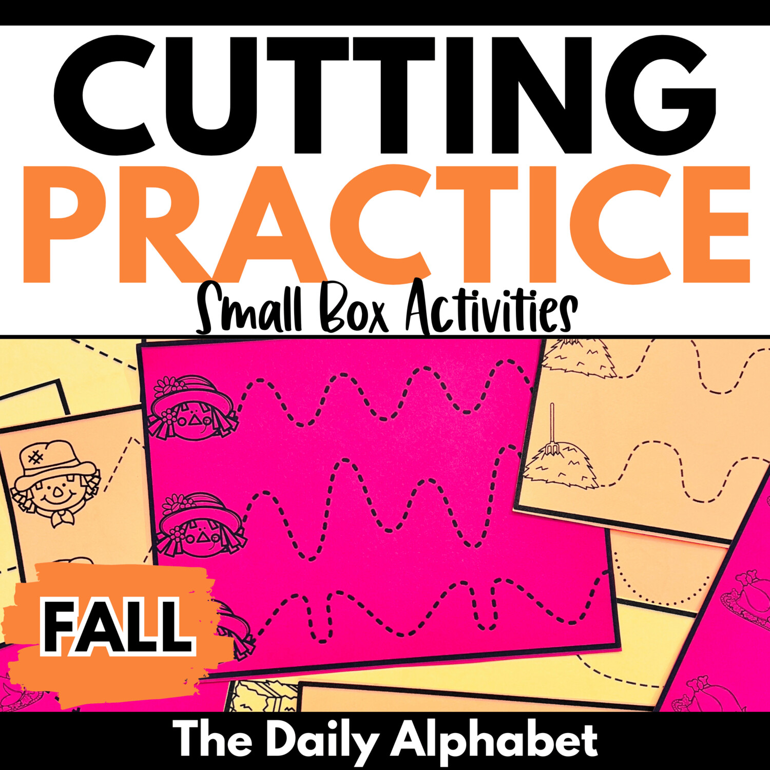 Fall Cutting Practice Activities | Scissor Skills | Fine Motor Activities