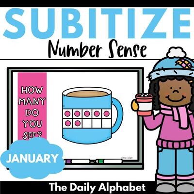 Winter Number Sense | Subitize for Number Sense (January)
