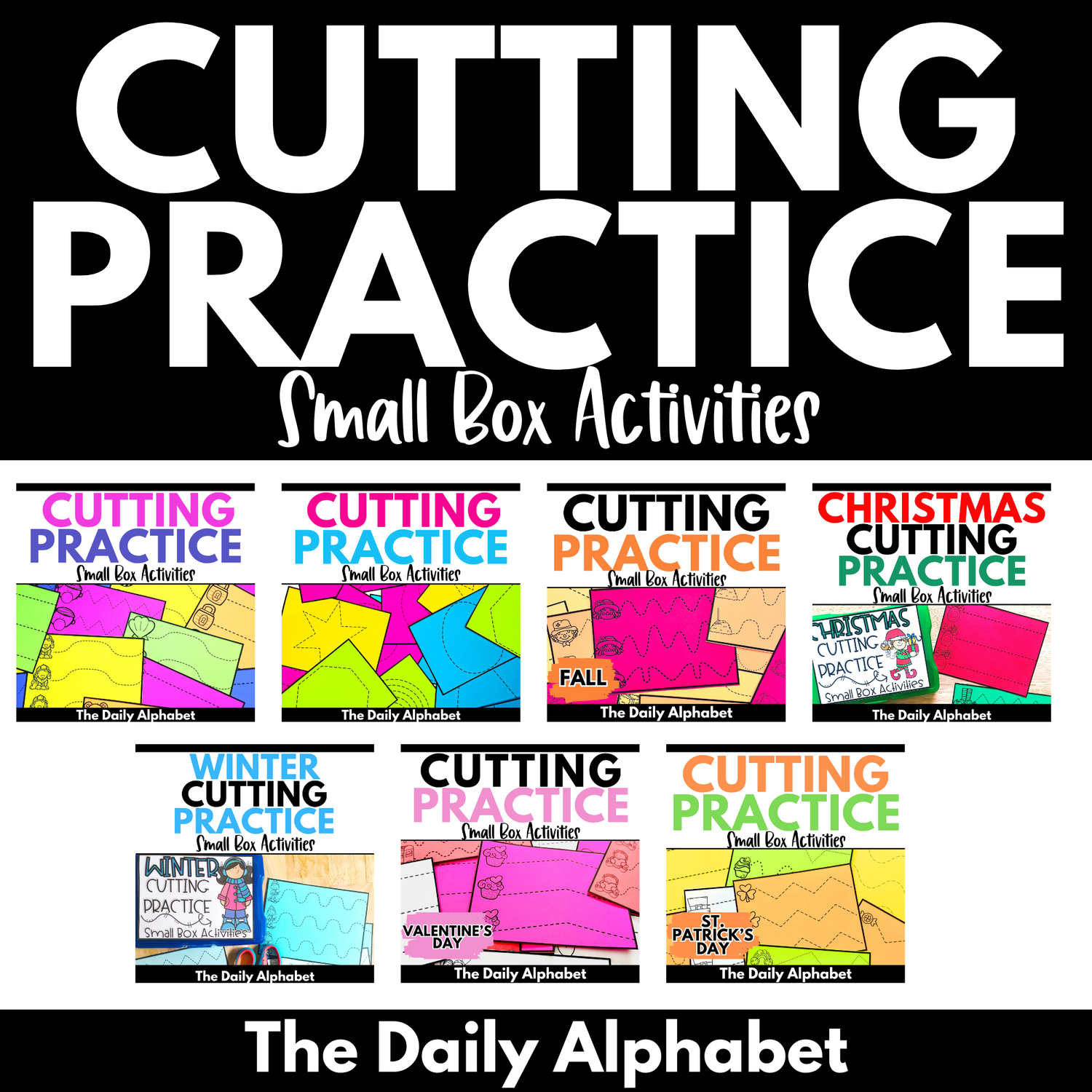 Cutting Practice Activities for Fine Motor