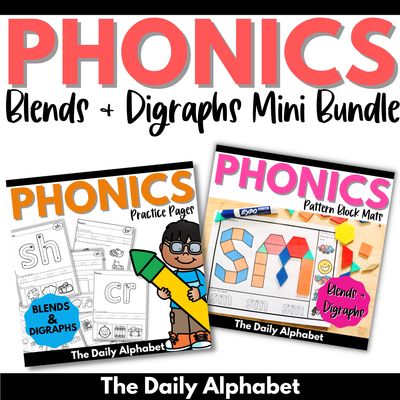 Blends and Digraphs Activities Bundle