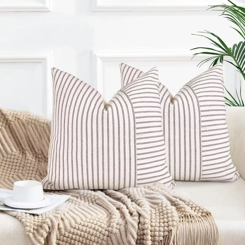 Pinstripe Pillow cover