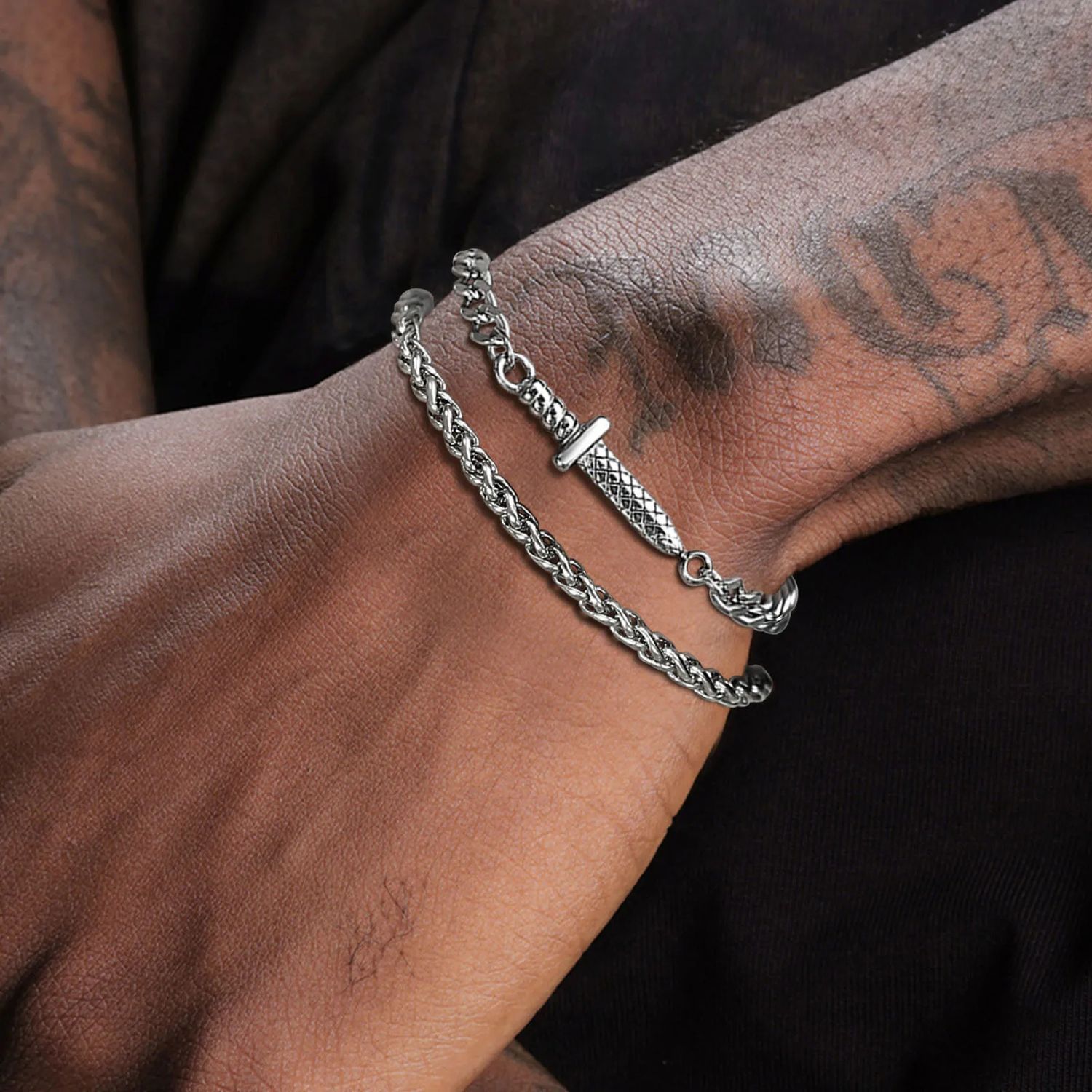 Timeless Elegance: Men's Cuban Twist  Quality Rope Chain Bracelets