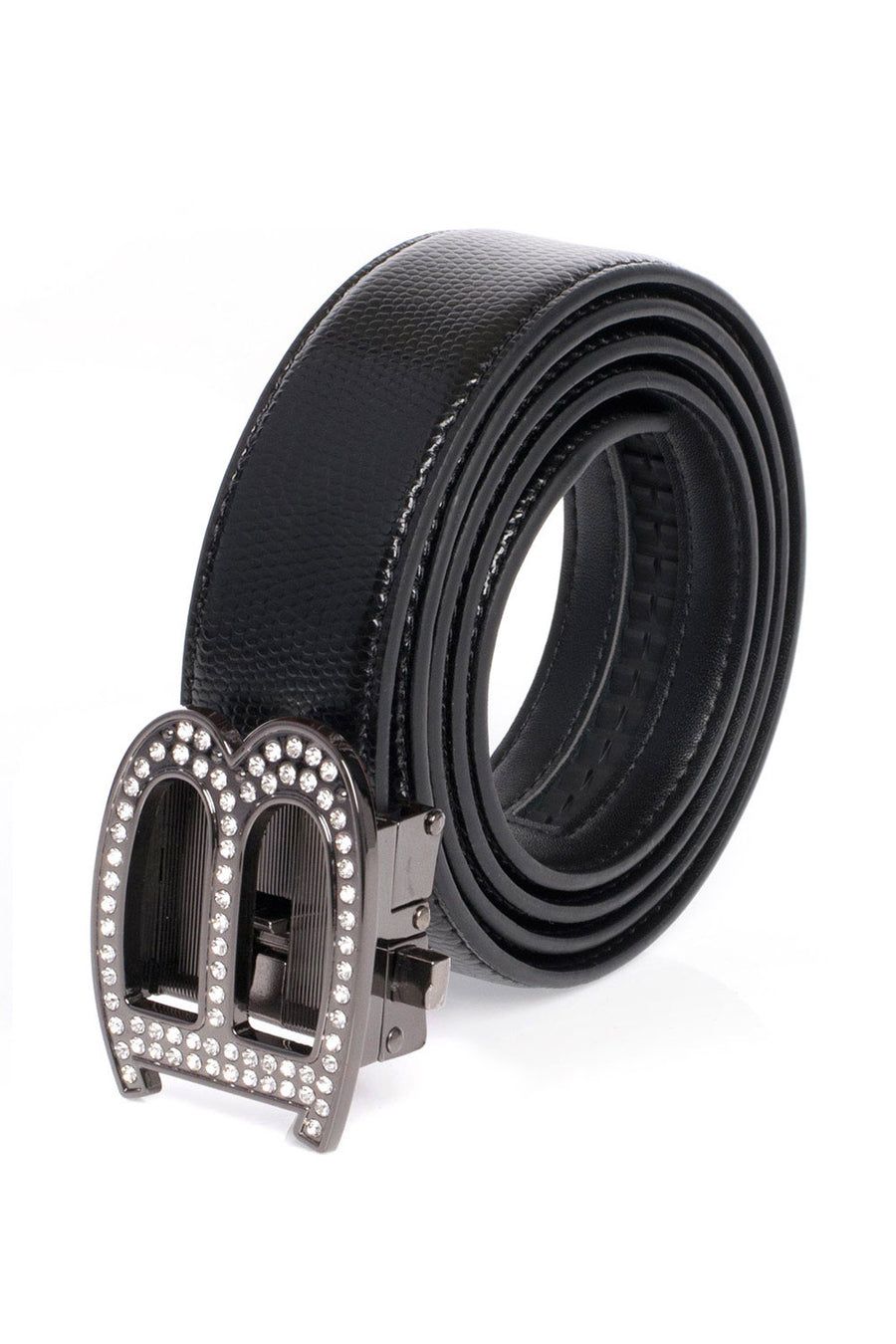 SHOWTIME BELT BK810-BLACK SHINY-BLACK 1