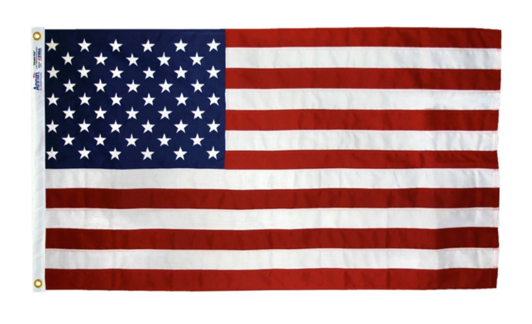 1pc American US Flag, Vivid Color And UV Fade Resistant, USA Flags Polyester With Brass Grommets, Fro Garden Yard Outdoor Decor, 3*5 Foot