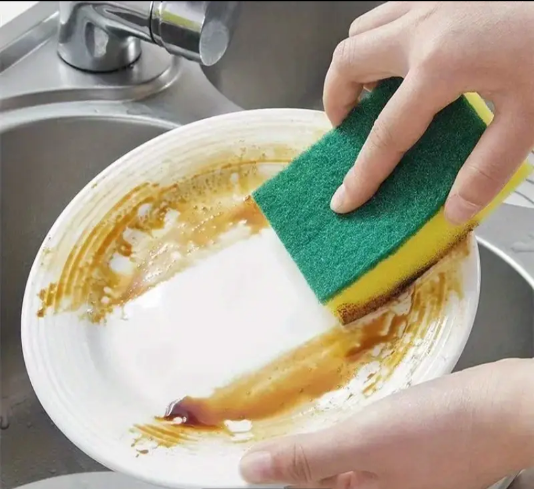 26-Pack High-Absorbency Multi-Use Kitchen Sponges - Durable Dual-Layer Design for Tableware &amp; Cookwa