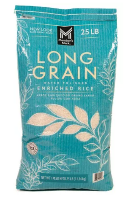 Member&#39;s Mark Long Grain White Rice, 25 lbs.