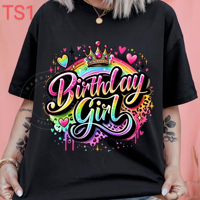 (Birthday T-shirt) Design with High-Quality