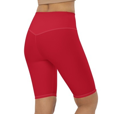 Red biker shorts - Red cycling shorts