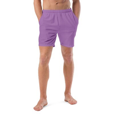 Men's purple swim trunks