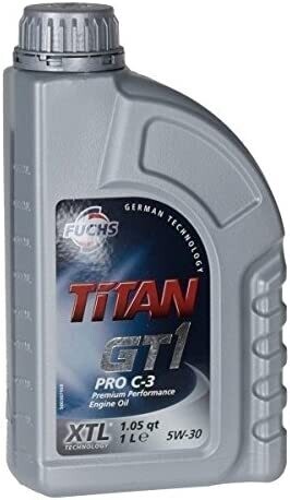 Fuchs Titan 1L 5 W-30 GT1 Pro C3 Great German Technology DPF Low Sulphur (Not Pro Flex 5 W-30)