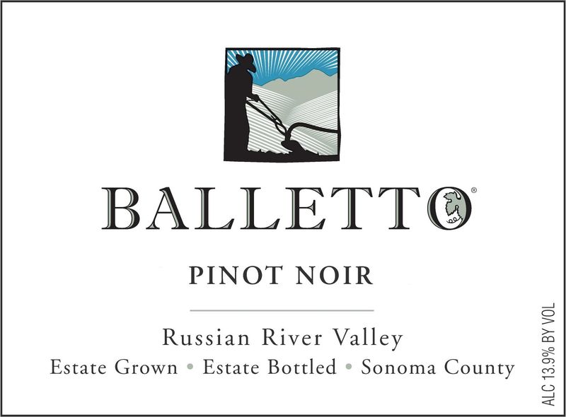 Balletto Pinot Noir, Russian Valley, California
