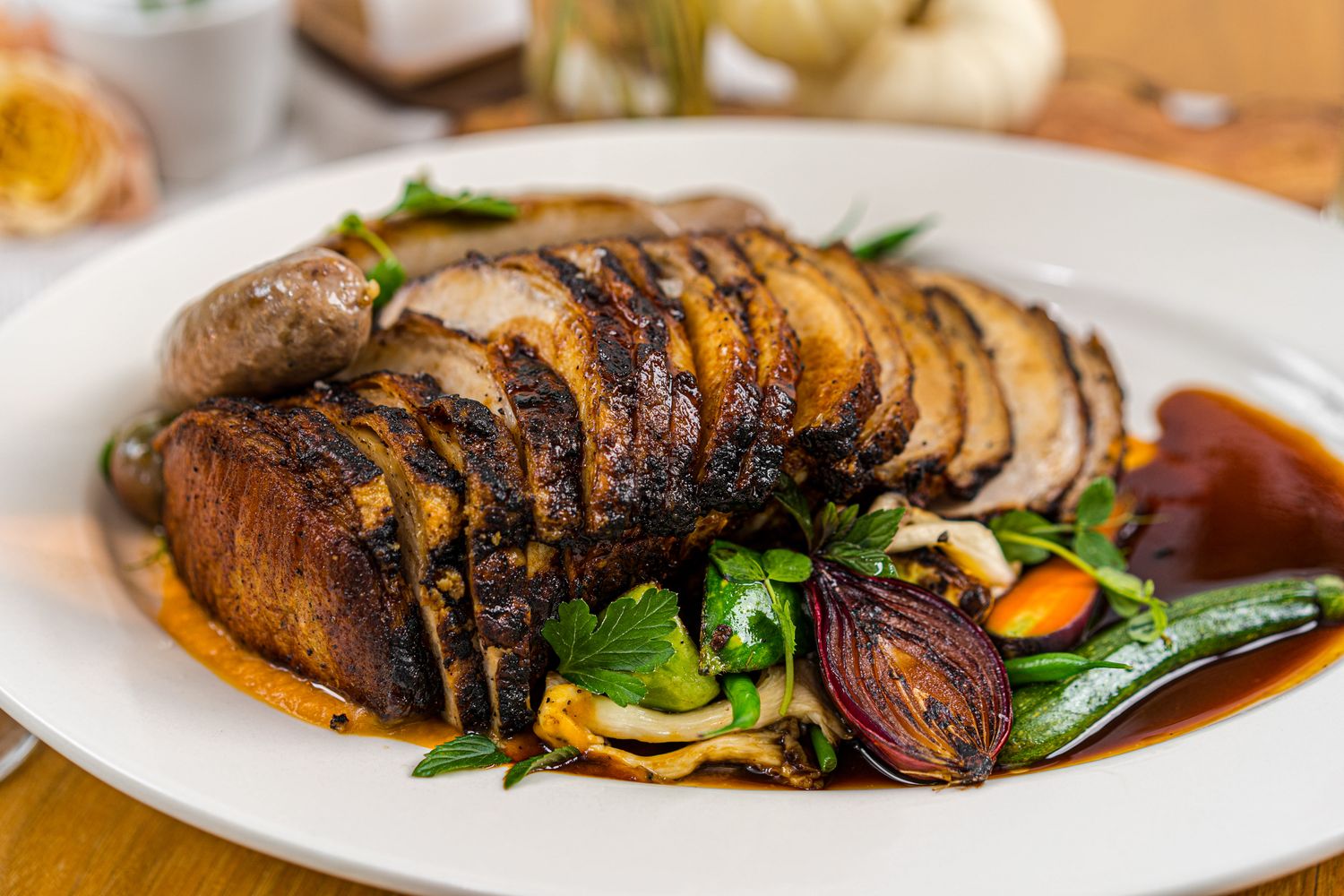 Bacon-Wrapped Smoked Pork Loin (gf)