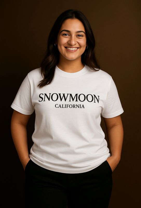 Snowmoon Oversized T-Shirt – White