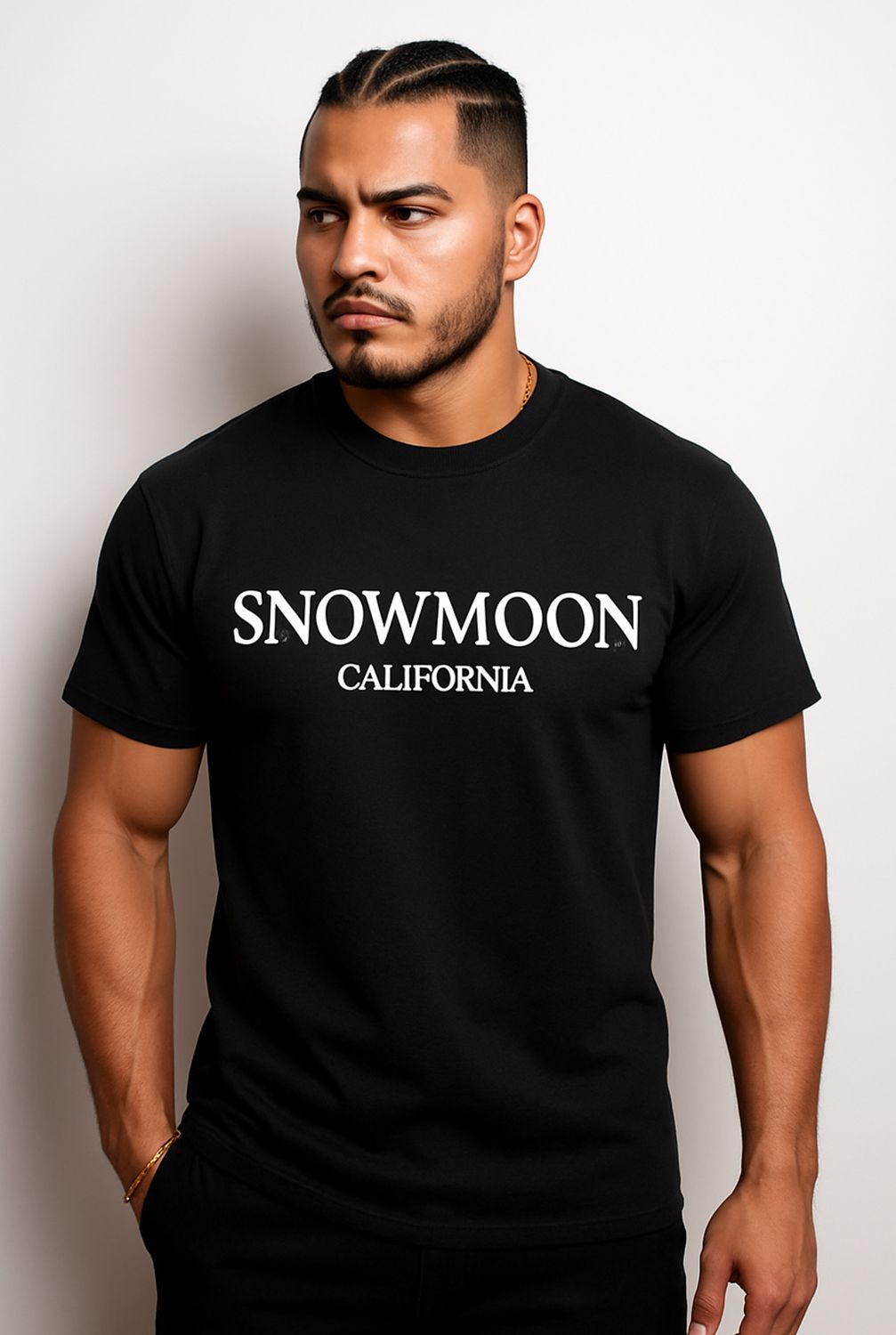 Snowmoon Oversized T-Shirt – Black