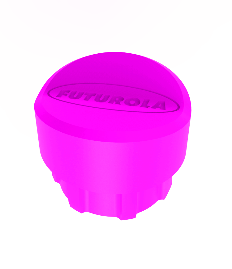 FUTUROLA TAPÓN ROSA NEÓN 100 UNIDADES