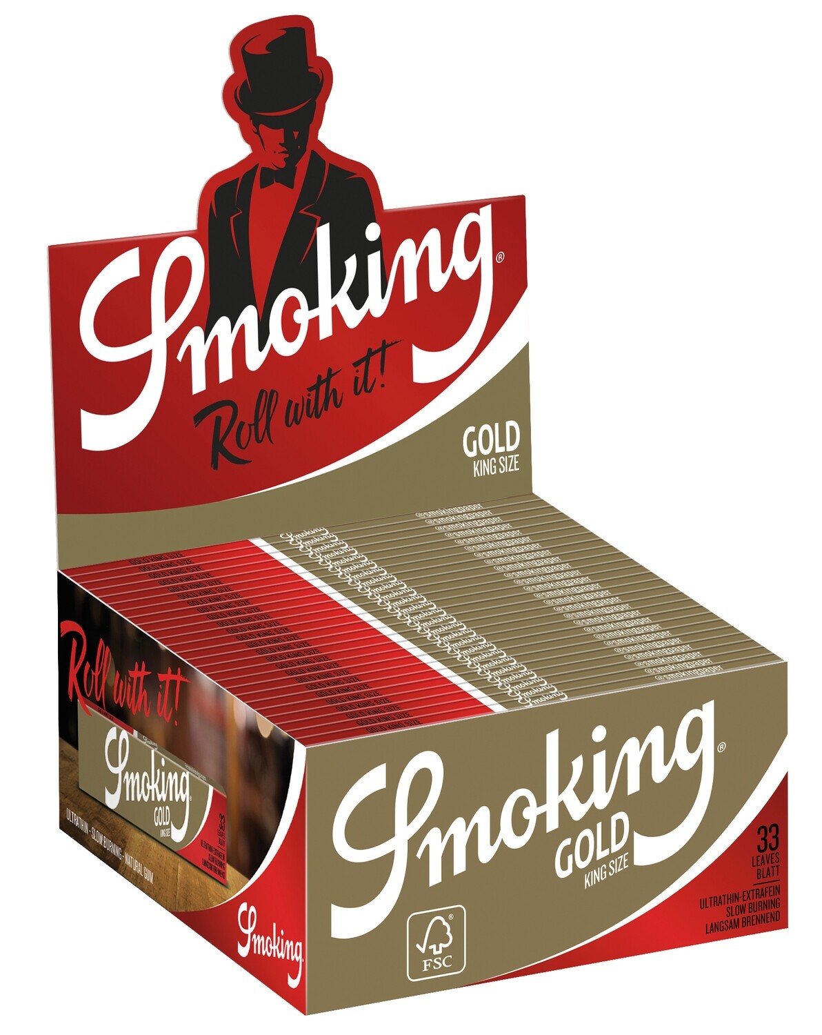 SMOKING GOLD KING SIZE 50 UNITS
